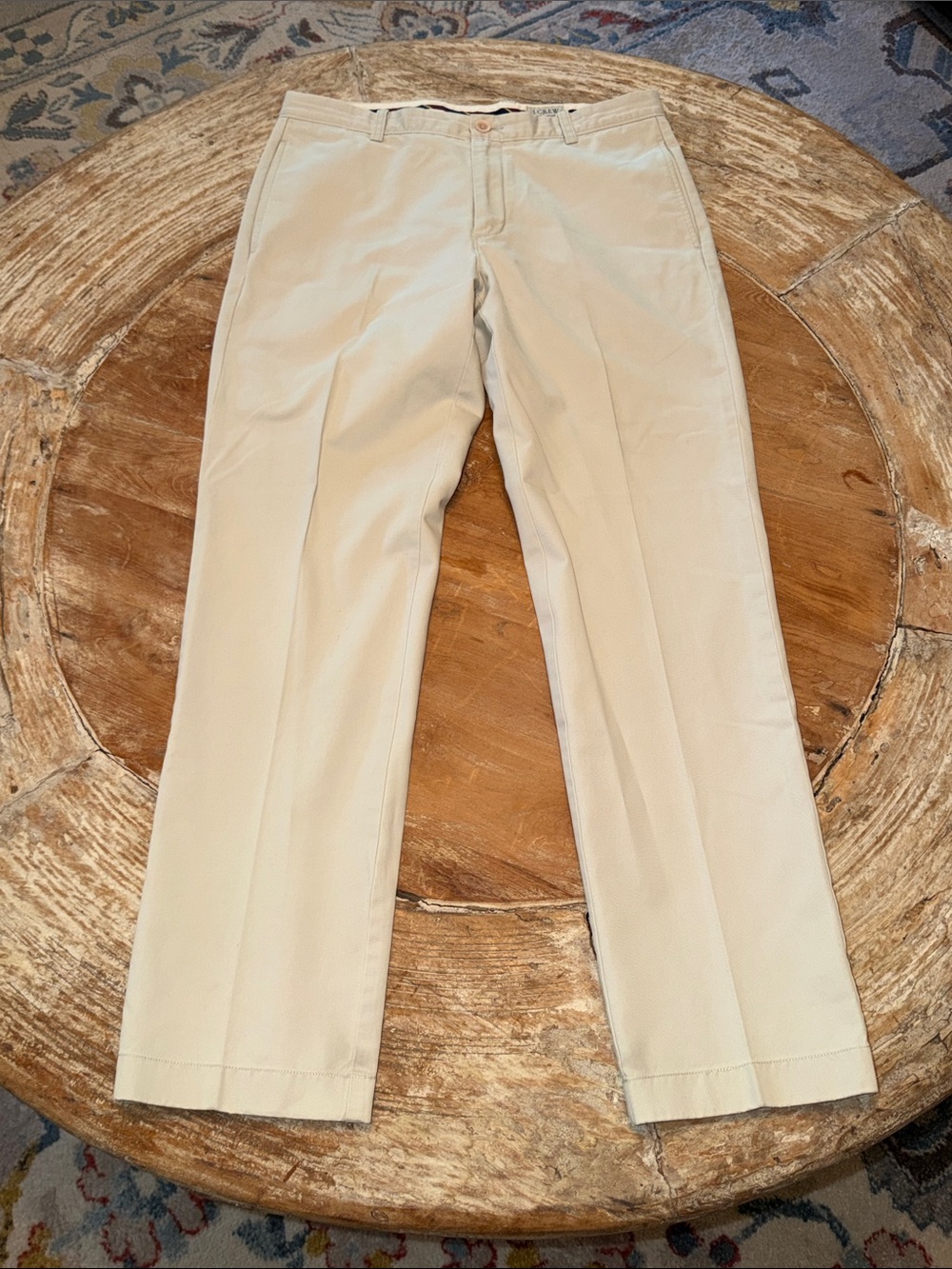 J. Crew Men's Light Beige Chinos 33x32